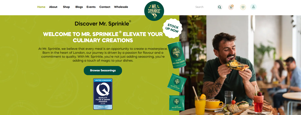 Mr. Sprinkle website project
