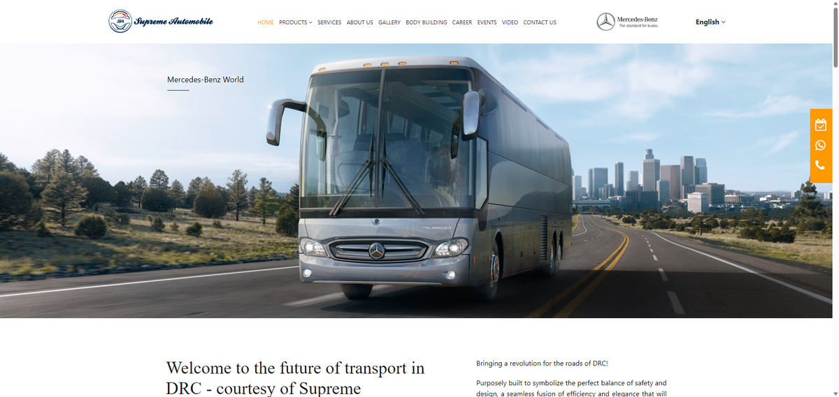 Supreme Automobile website project