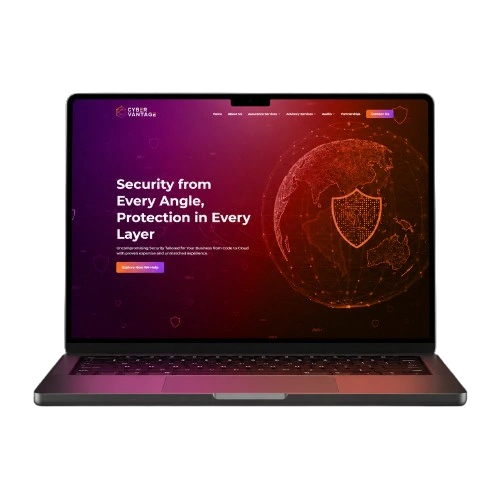Cyber Vantage Case Study Mockup
