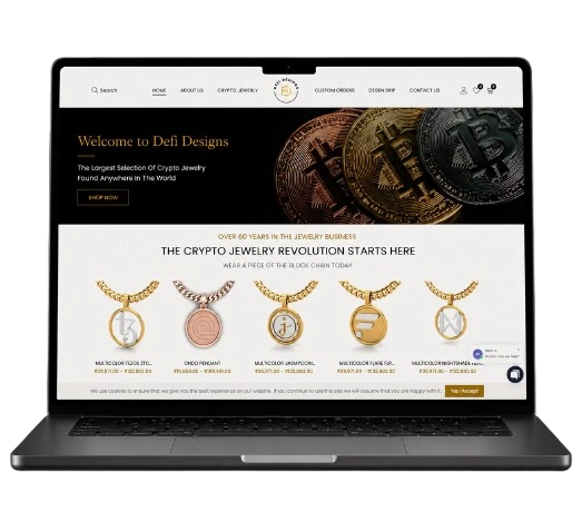 Defi Designs Case Study Mockup